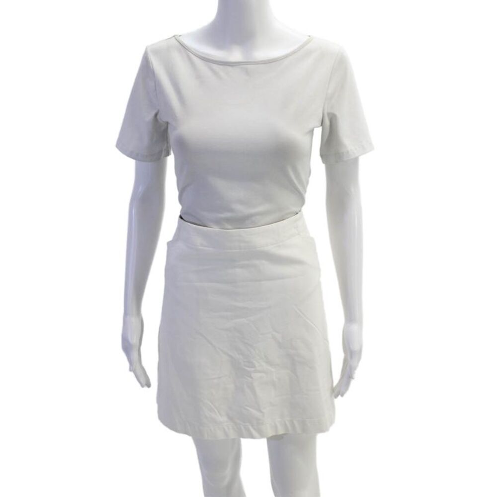 Nike Golf Womens Solid Four Pocket Mini Skort White Size 14